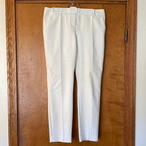 Women’s white dress pants, size 6R